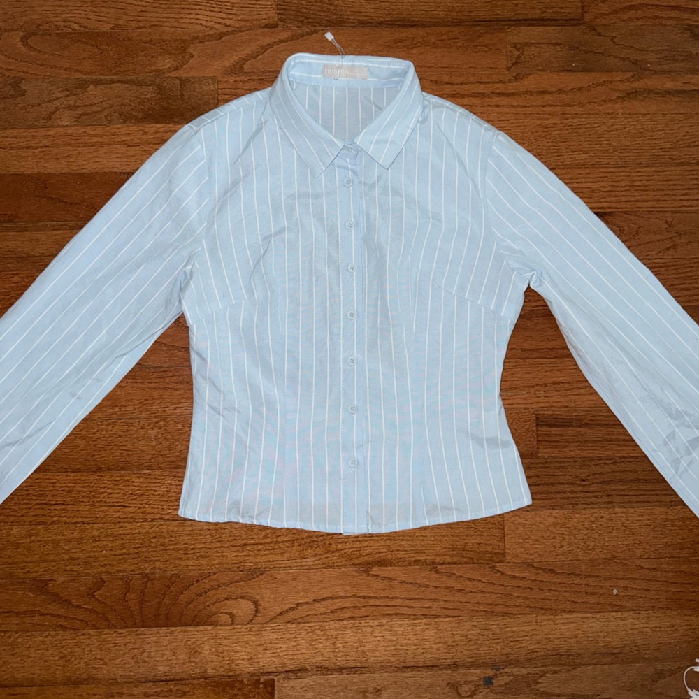 White Striped Women's Skirt